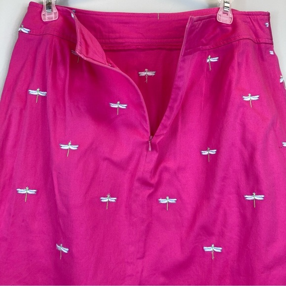 Pendleton Dragonfly Embroidered Skirt Size 10 - Picture 9 of 11